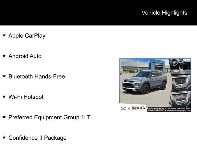 Certified 2022 Chevrolet TrailBlazer LT w/ Confidence II Package FWD image 4