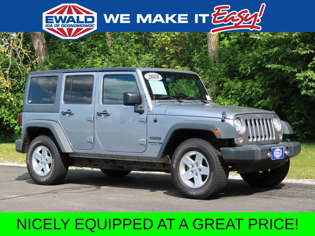 Used 2018 Jeep Wrangler Unlimited Sport S
