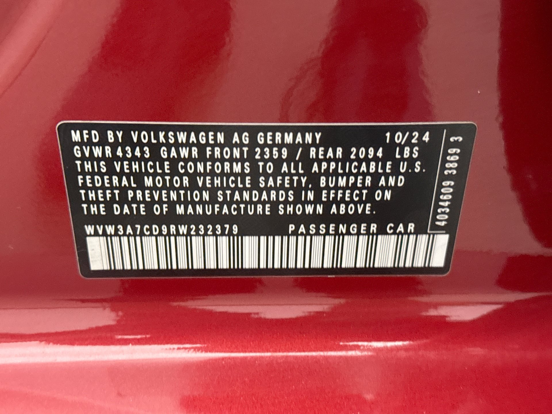 Used 2024 Volkswagen GTI SE FWD image 25
