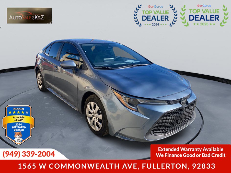 Used 2020 Toyota Corolla LE w/ Carpet Mat Package (TMS) FWD image 1