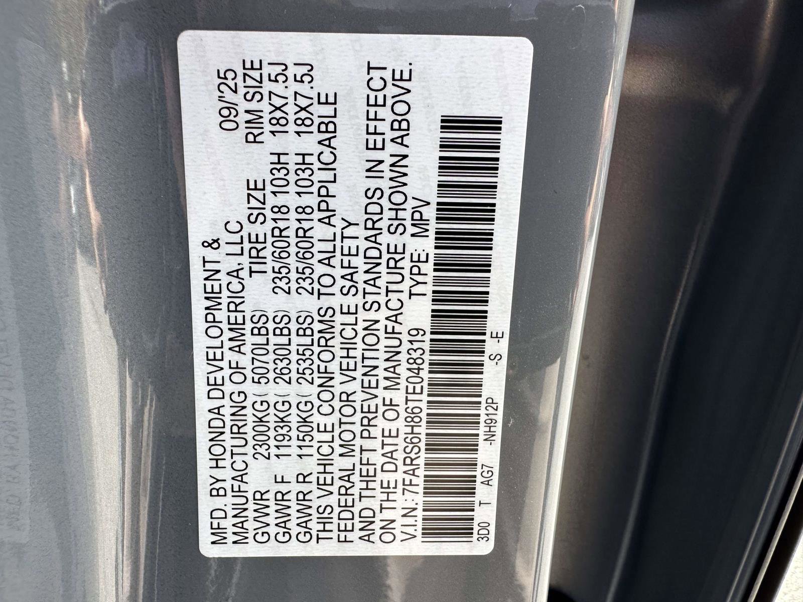 New 2026 Honda CR-V Sport-L image 30