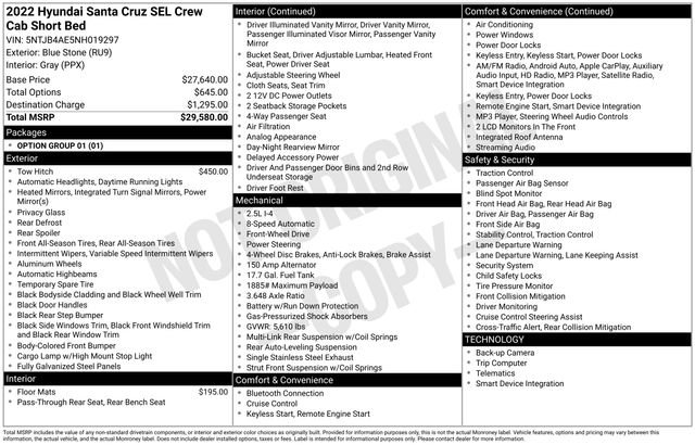 Used 2022 Hyundai Santa Cruz SEL image 6