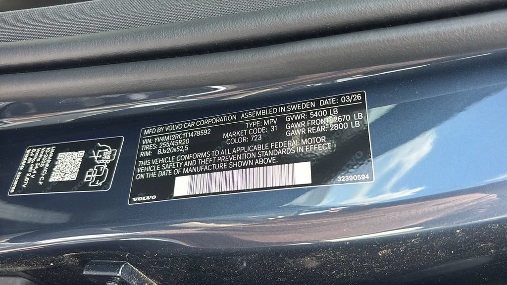 New 2026 Volvo XC60 B5 Plus w/ Protection Package Premier AWD/4WD image 33