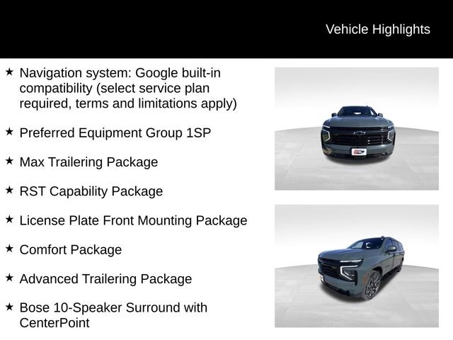 Used 2025 Chevrolet Suburban RST w/ RST Capability Package AWD/4WD image 13