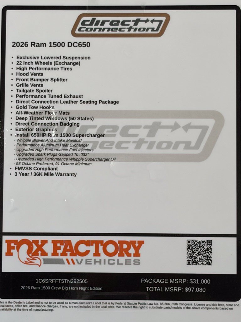 New 2026 RAM 1500 Big Horn AWD/4WD image 4