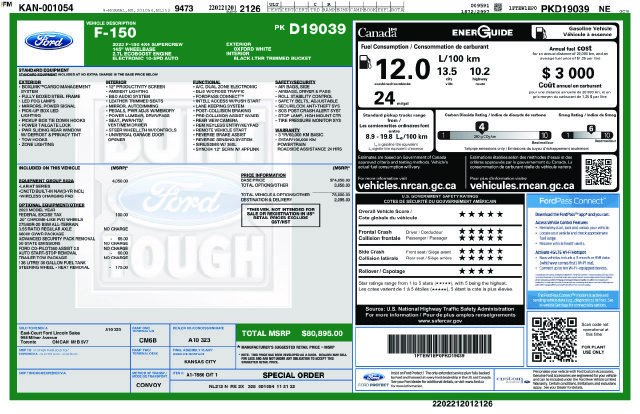 Used 2023 Ford F150 Lariat w/ Equipment Group 502A High AWD/4WD image 4