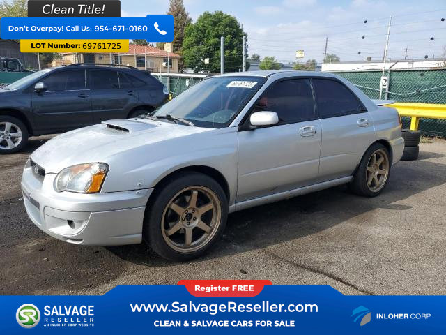 Used 2004 Subaru Impreza WRX Sedan