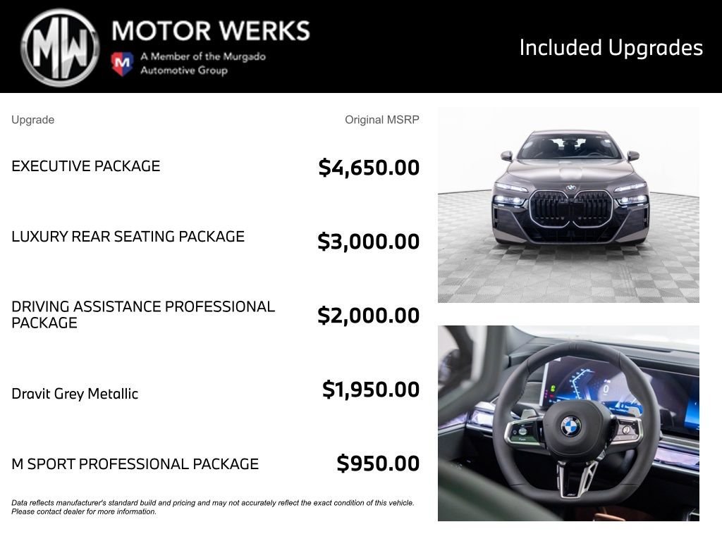 New 2026 BMW 760i xDrive w/ Executive Package AWD/4WD image 4