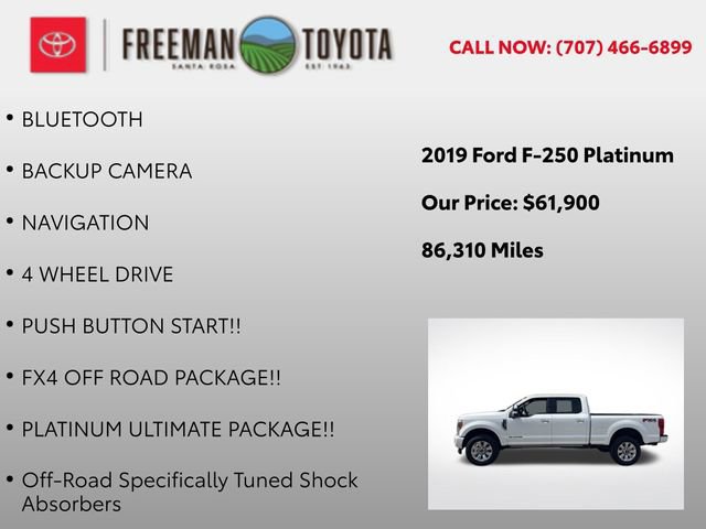 Used 2019 Ford F250 Platinum w/ Platinum Ultimate Package image 10