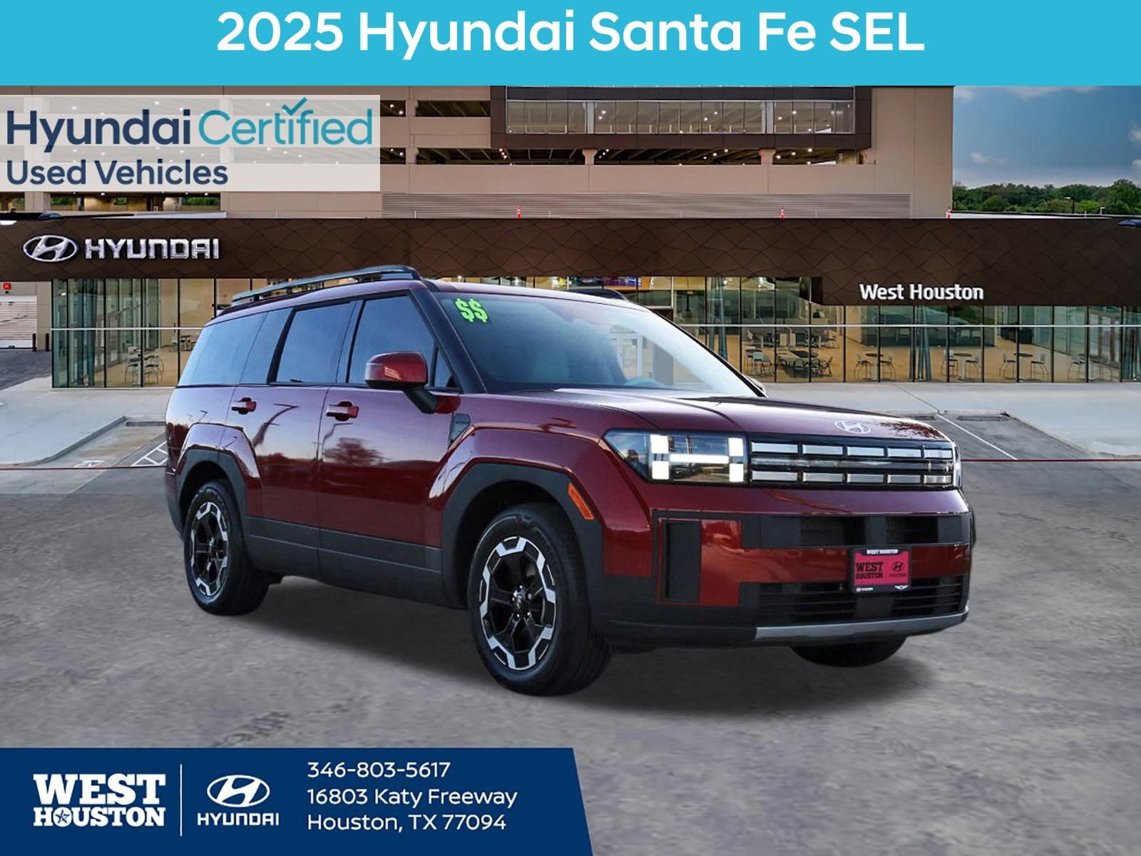 Certified 2025 Hyundai Santa Fe SEL