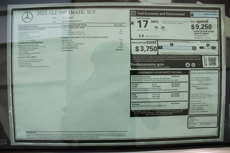 New 2025 Mercedes-Benz GLE 580 4MATIC image 4