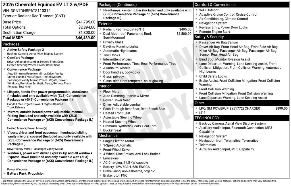 New 2026 Chevrolet Equinox EV LT FWD image 11