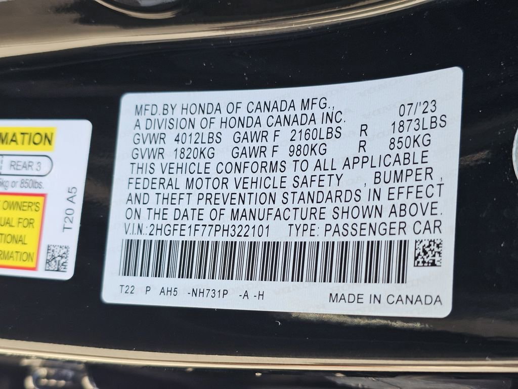 Used 2023 Honda Civic EX image 14