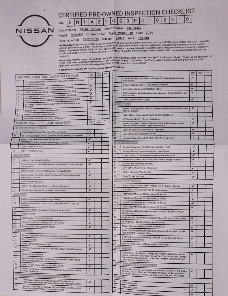 Certified 2024 Nissan Murano SL image 7