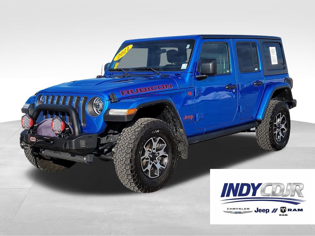 Used 2021 Jeep Wrangler Unlimited Rubicon w/ LED Lighting Group