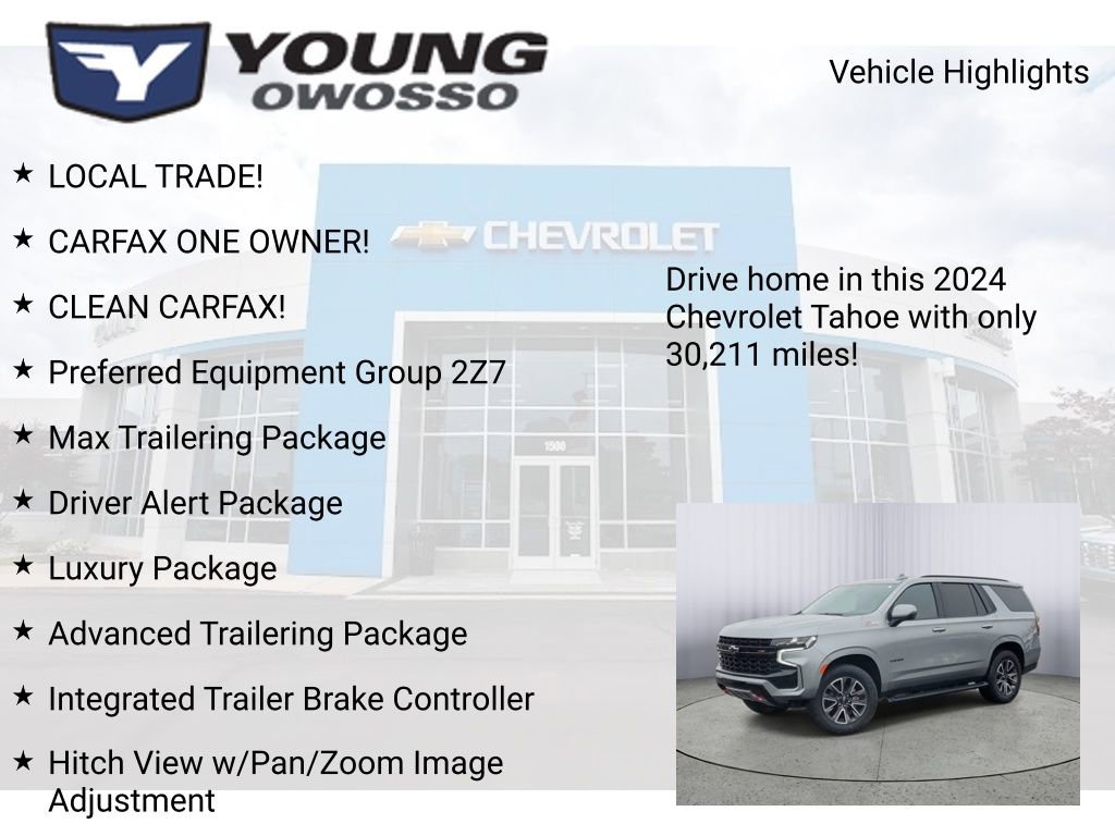 Certified 2024 Chevrolet Tahoe Z71 w/ Luxury Package image 8