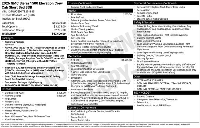 New 2026 GMC Sierra 1500 Elevation image 26