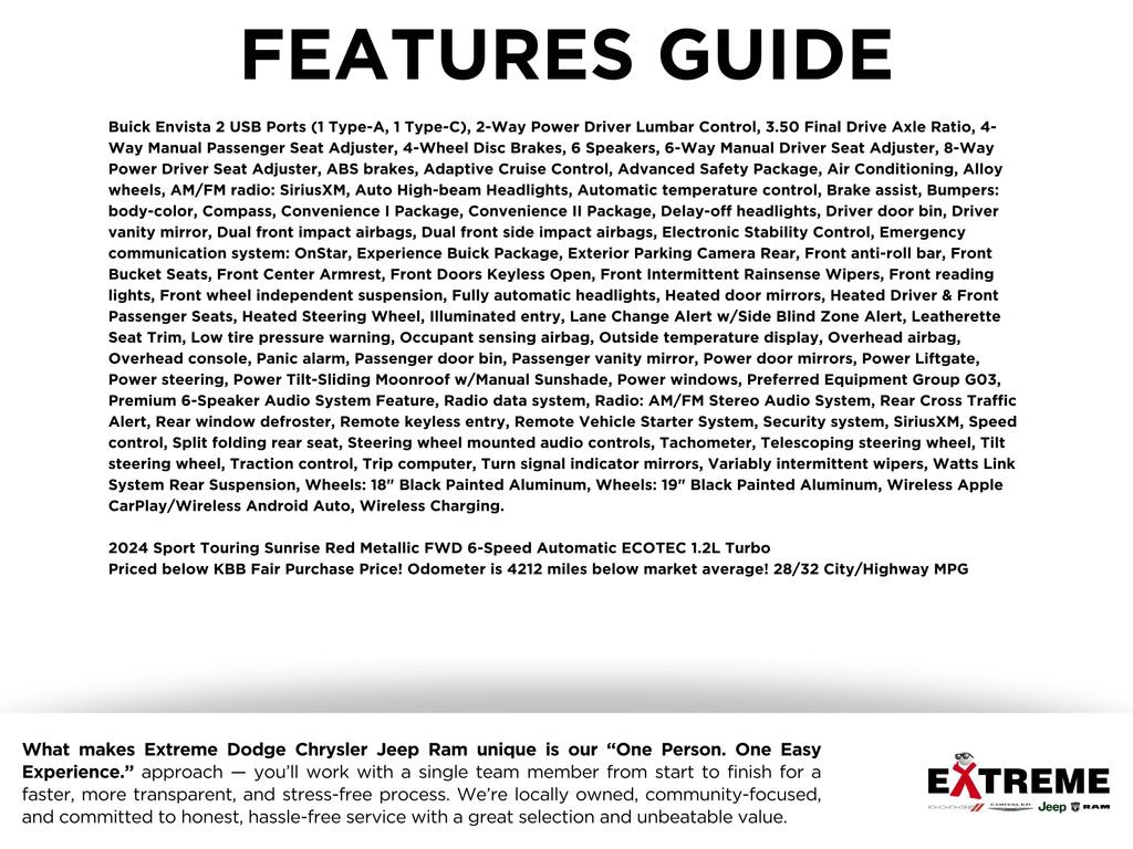 Used 2024 Buick Envista Sport Touring w/ Convenience I Package image 2