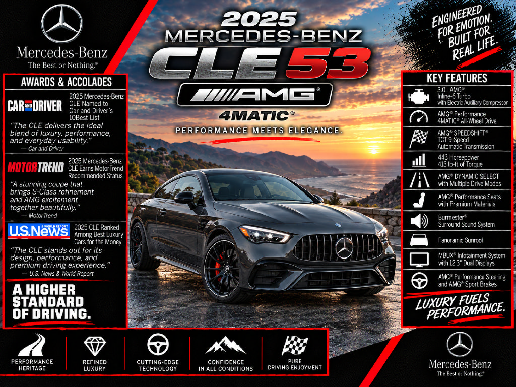 Used 2025 Mercedes-Benz CLE 53 AMG 4MATIC Cabriolet image 2