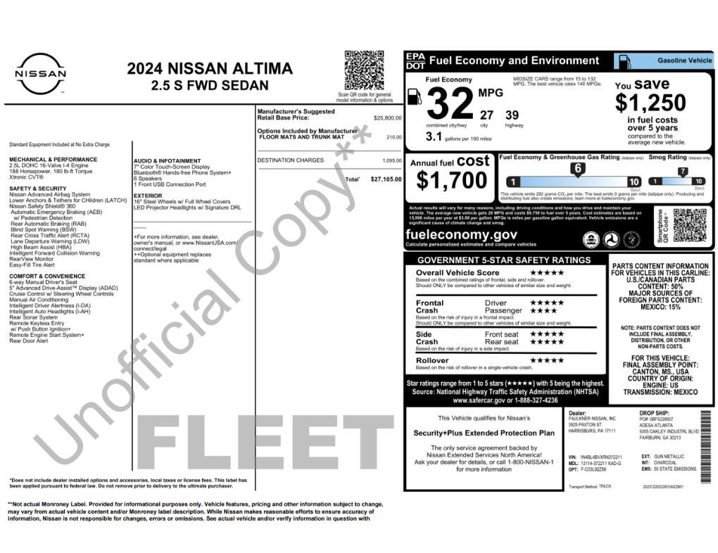 Used 2024 Nissan Altima 2.5 S image 2