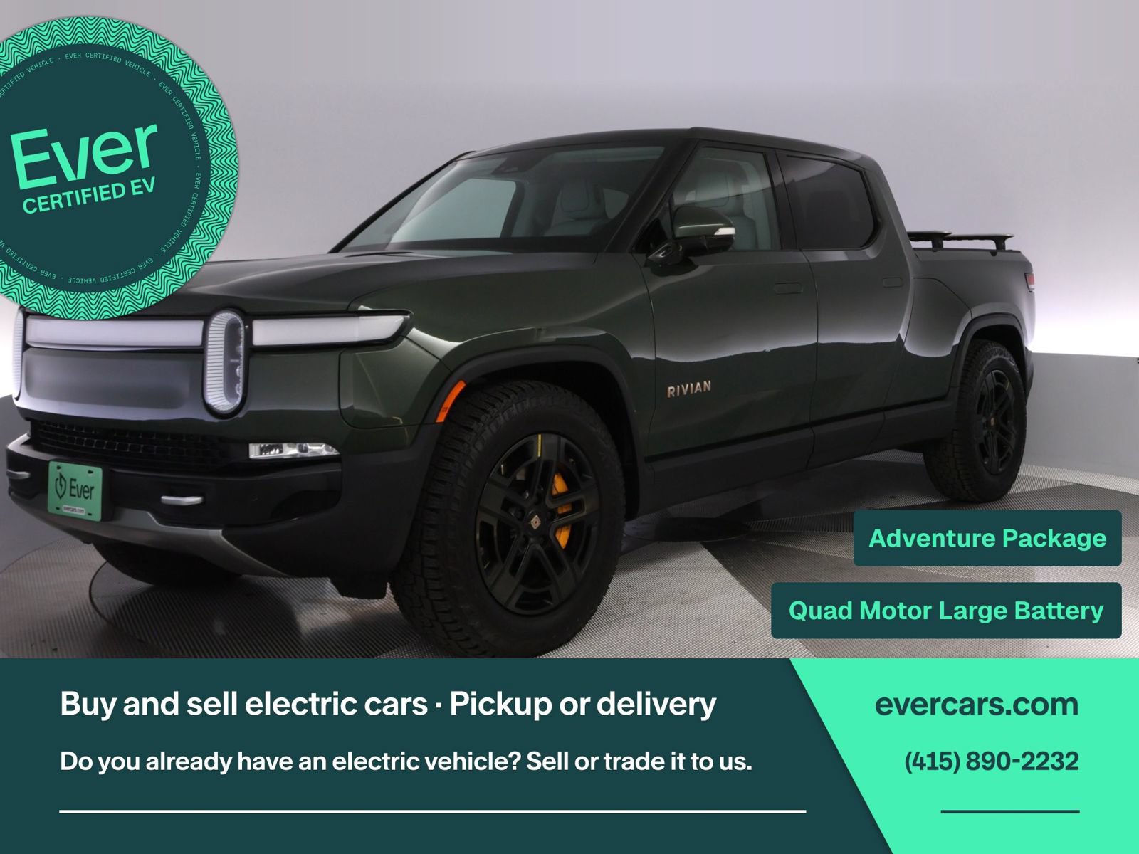 Used 2022 Rivian R1T Adventure AWD/4WD image 1