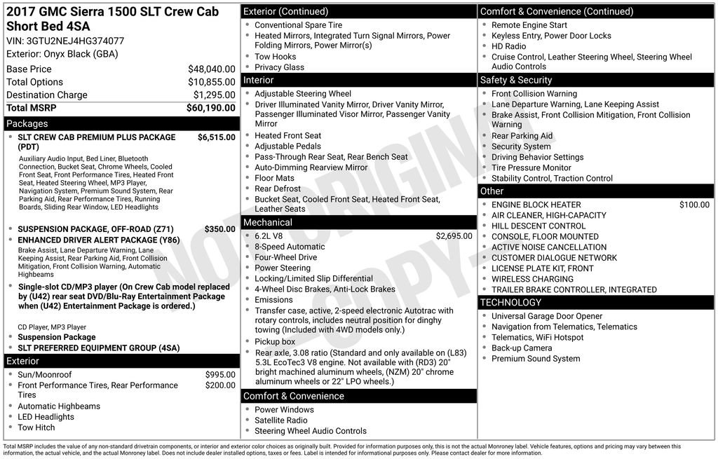 Used 2017 GMC Sierra 1500 SLT image 41