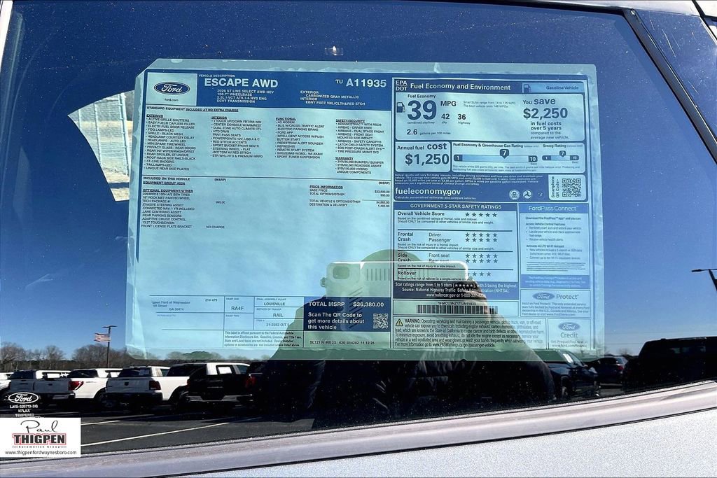 New 2026 Ford Escape ST-Line Select w/ Tech Pack #1 image 14
