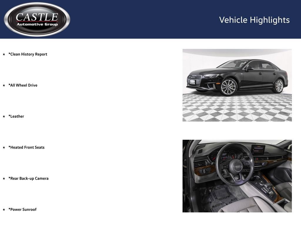 Used 2019 Audi A4 2.0T Premium w/ Convenience Package image 4