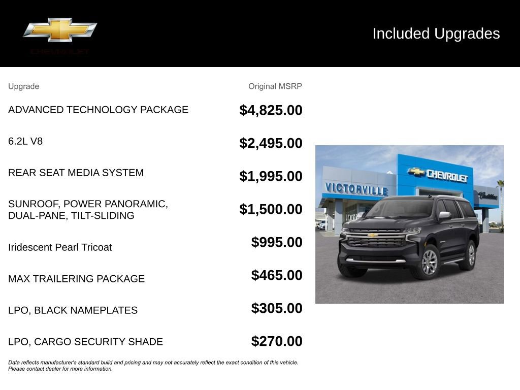 Used 2023 Chevrolet Suburban Premier w/ Advanced Technology Package image 2