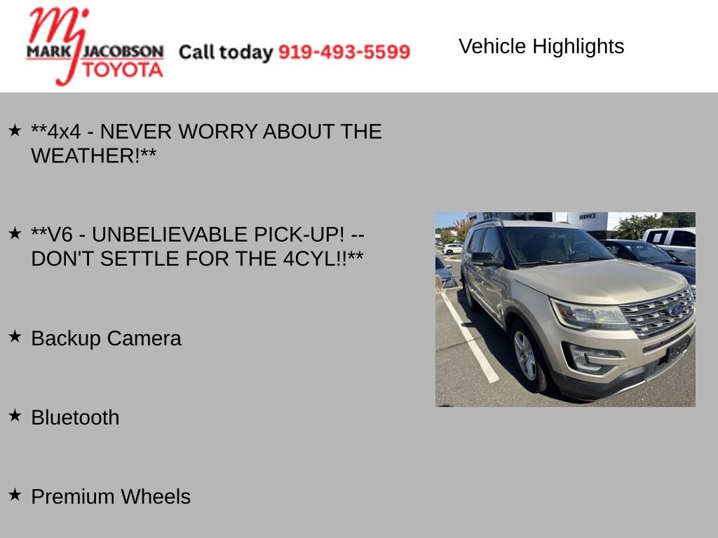 Used 2017 Ford Explorer XLT AWD/4WD image 5