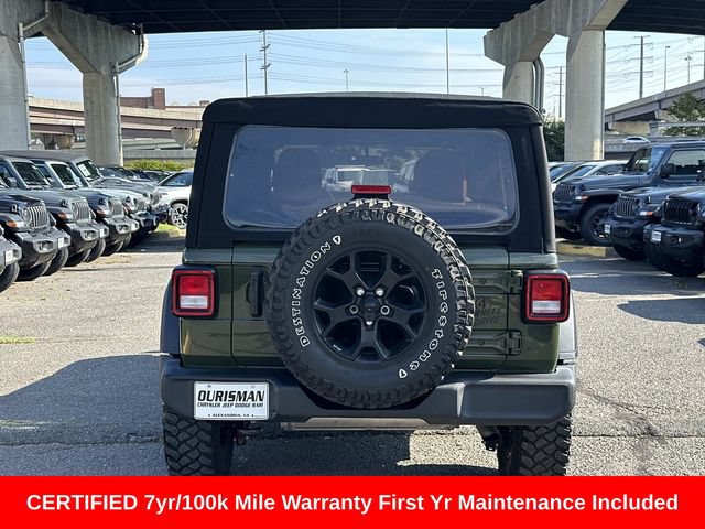 Certified 2022 Jeep Wrangler Unlimited Sport AWD/4WD image 4