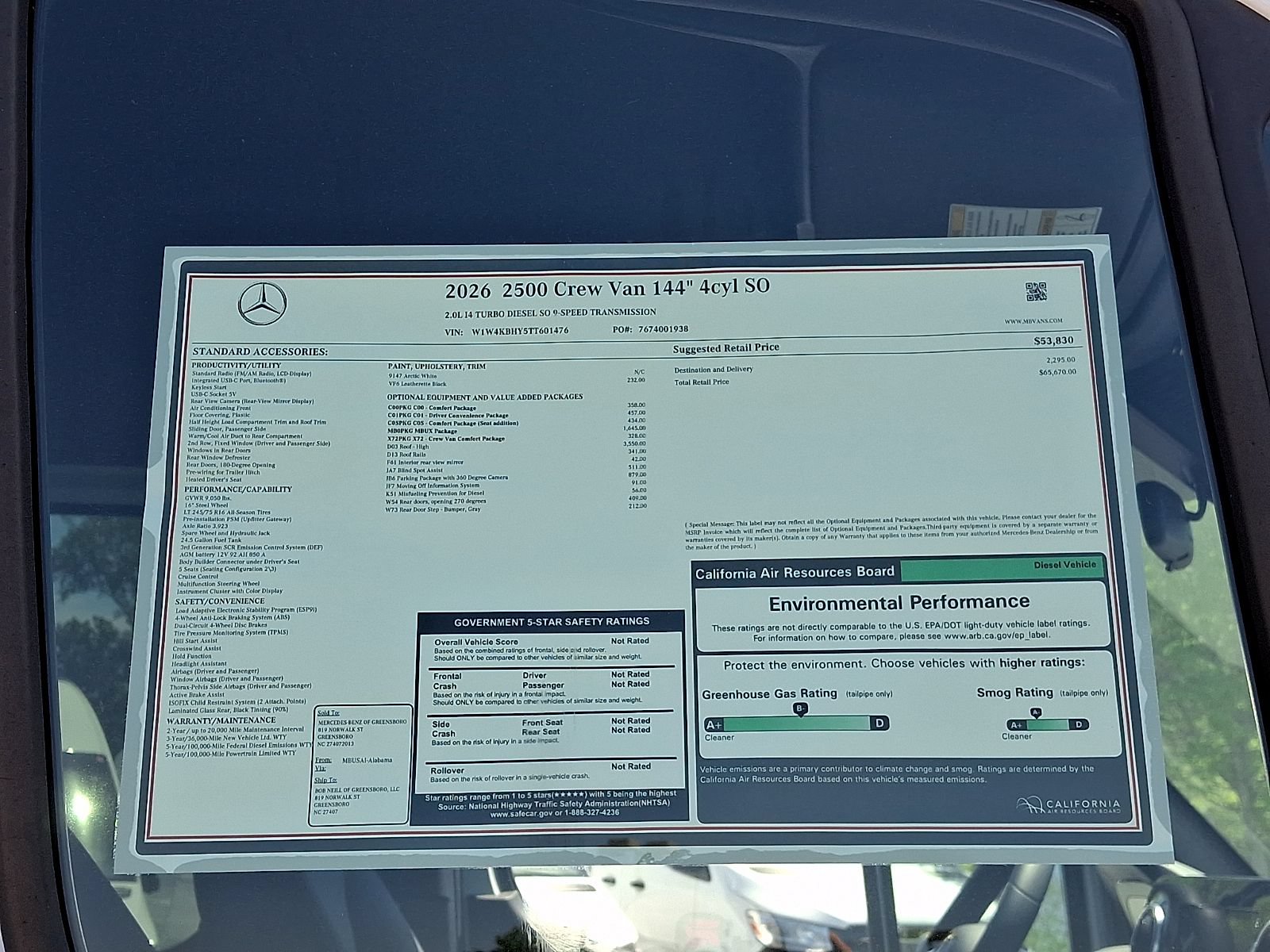 New 2026 Mercedes-Benz Sprinter 2500 image 18