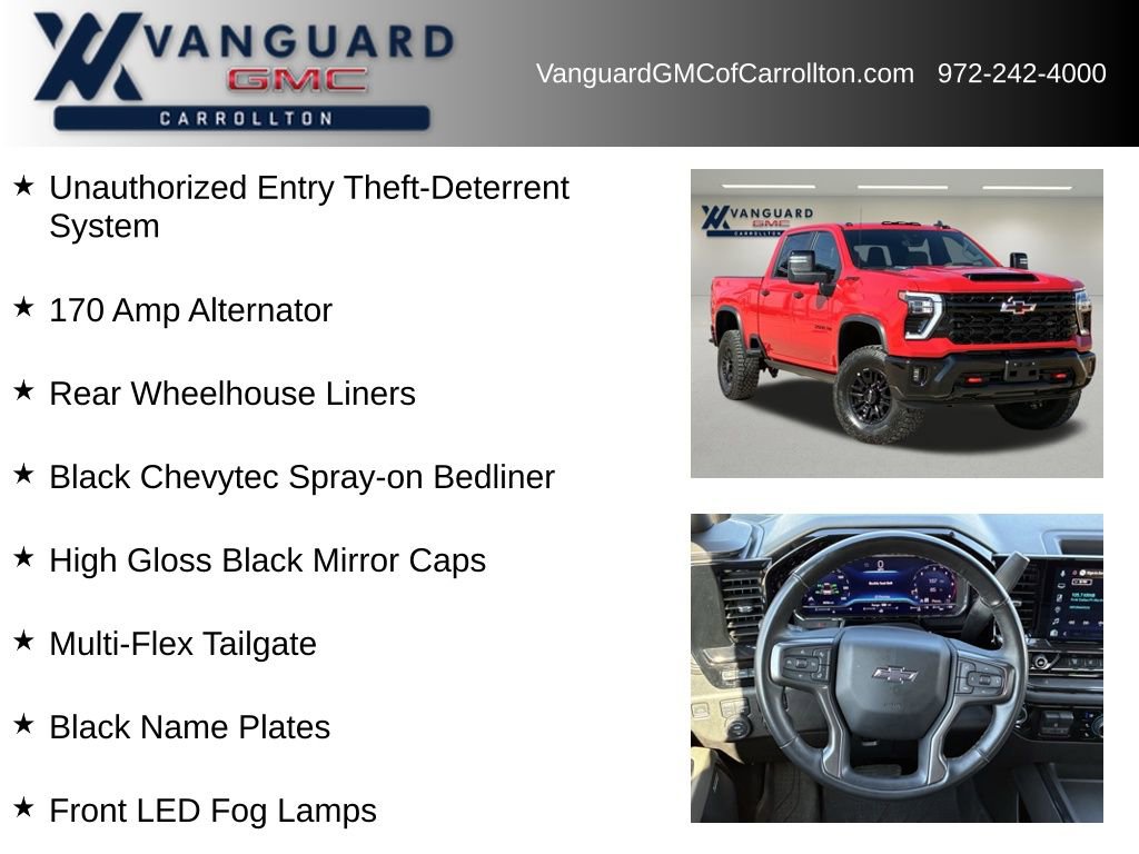 Used 2026 Chevrolet Silverado 2500 ZR2 w/ LPO, Dark Essentials Package image 24