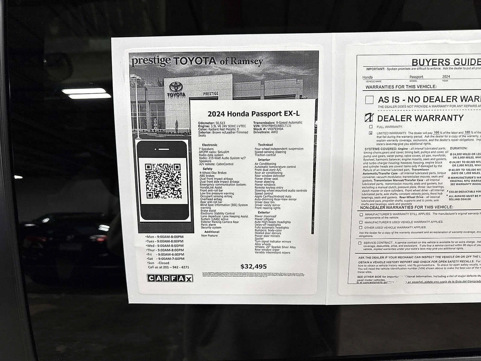 Used 2024 Honda Passport EX-L image 13