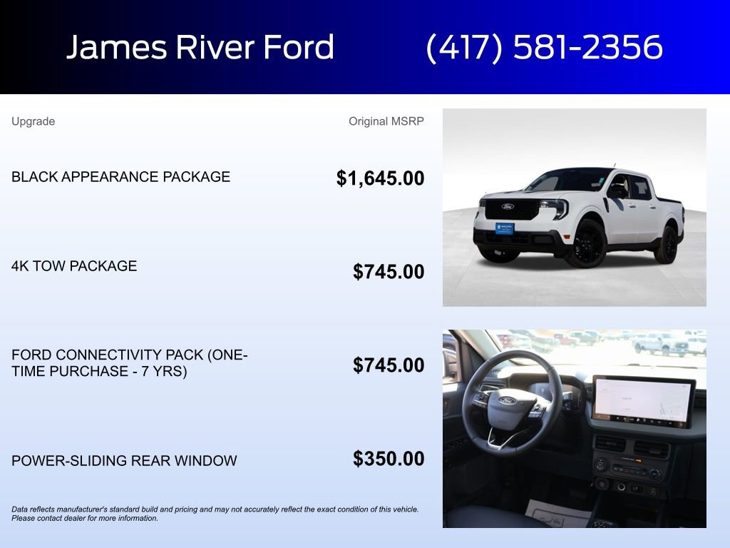 New 2026 Ford Maverick Lariat w/ Black Appearance Package image 5