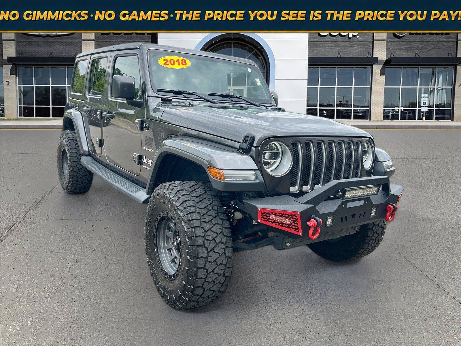 Used 2018 Jeep Wrangler Unlimited Sahara AWD/4WD image 1