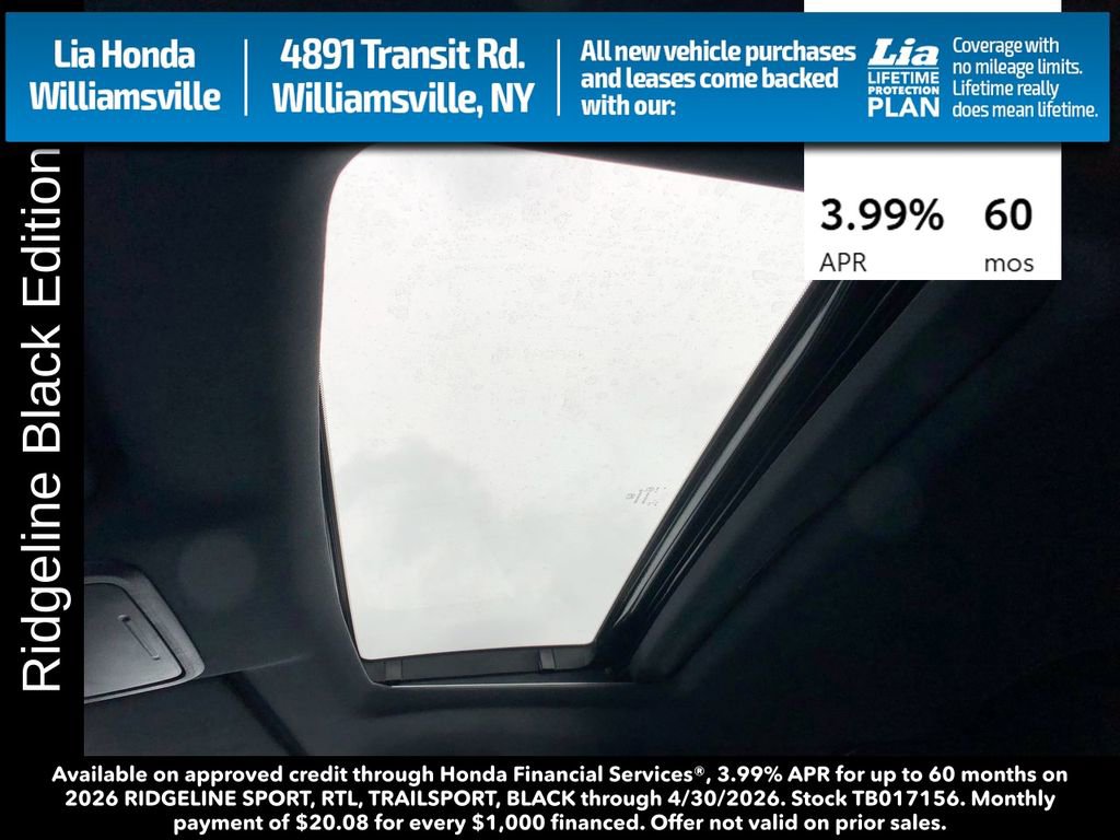New 2026 Honda Ridgeline Black Edition image 25