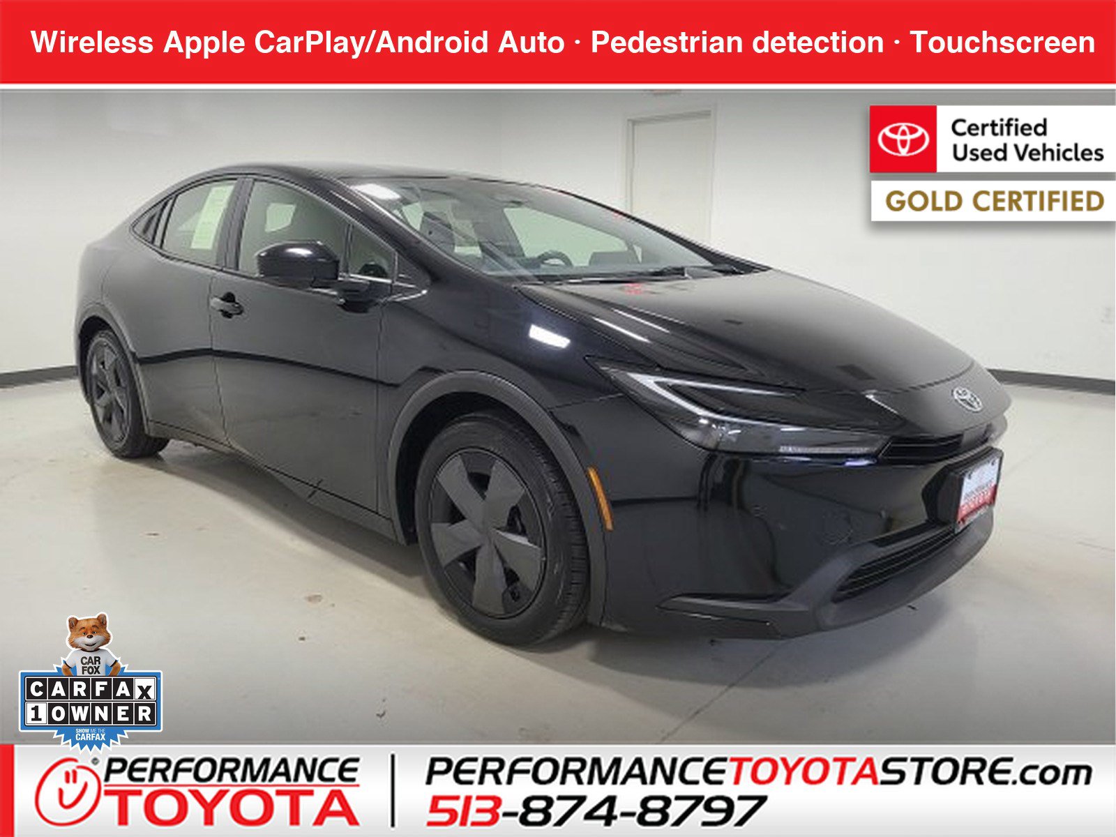 Certified 2025 Toyota Prius LE FWD image 1