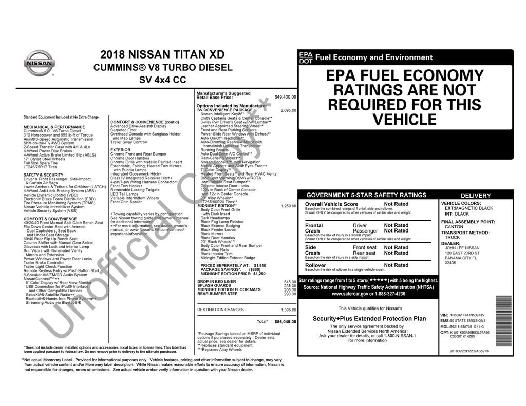 Used 2018 Nissan Titan SV w/ SV Convenience Package AWD/4WD image 5