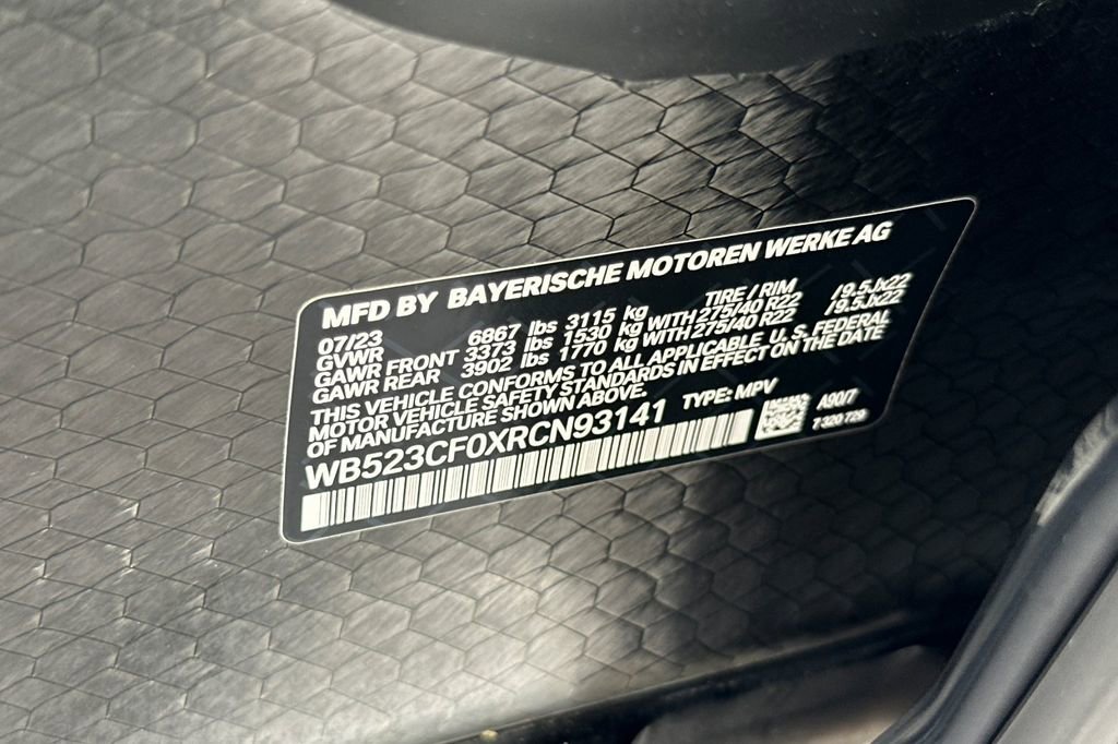 Used 2024 BMW iX xDrive50 w/ Sport Package AWD/4WD image 36