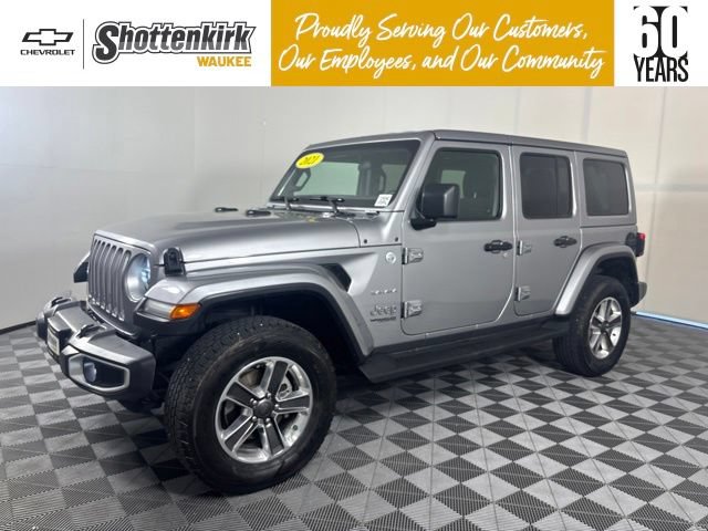 Used 2021 Jeep Wrangler Unlimited Sahara w/ LED Lighting Group AWD/4WD image 1