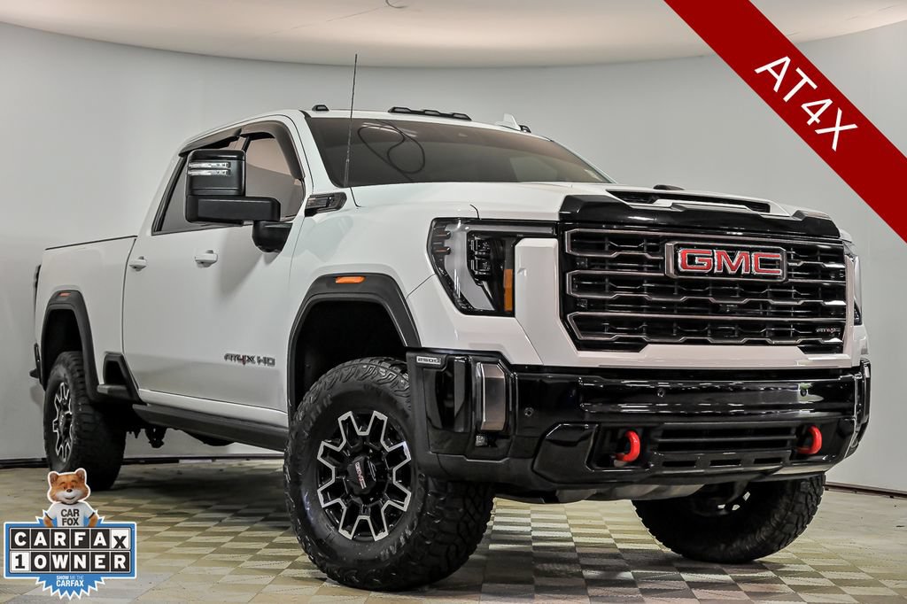 Used 2024 GMC Sierra 2500 AT4X w/ Snow Plow Prep/Camper Package AWD/4WD image 1