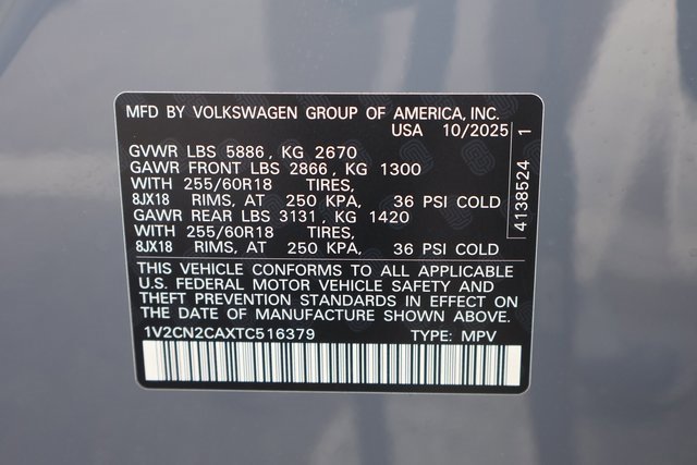 New 2026 Volkswagen Atlas Peak Edition image 28