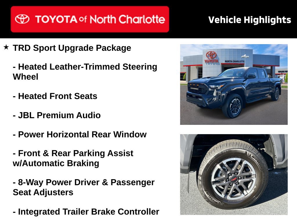 Used 2024 Toyota Tacoma TRD Sport w/ TRD Sport Upgrade Package RWD image 4
