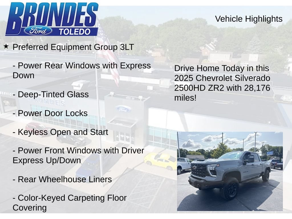 Used 2025 Chevrolet Silverado 2500 ZR2 w/ ZR2 Bison Edition AWD/4WD image 12