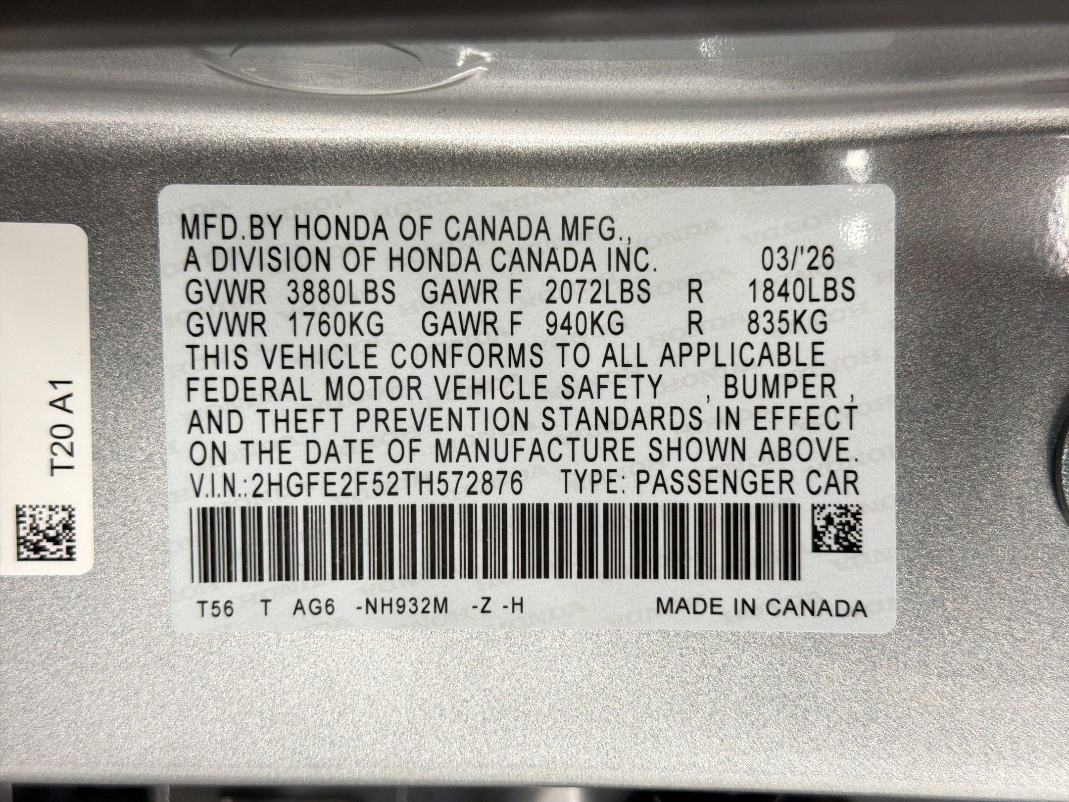 New 2026 Honda Civic Sport image 19