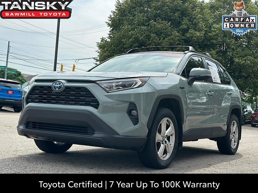 Certified 2021 Toyota RAV4 XLE Premium AWD/4WD image 1