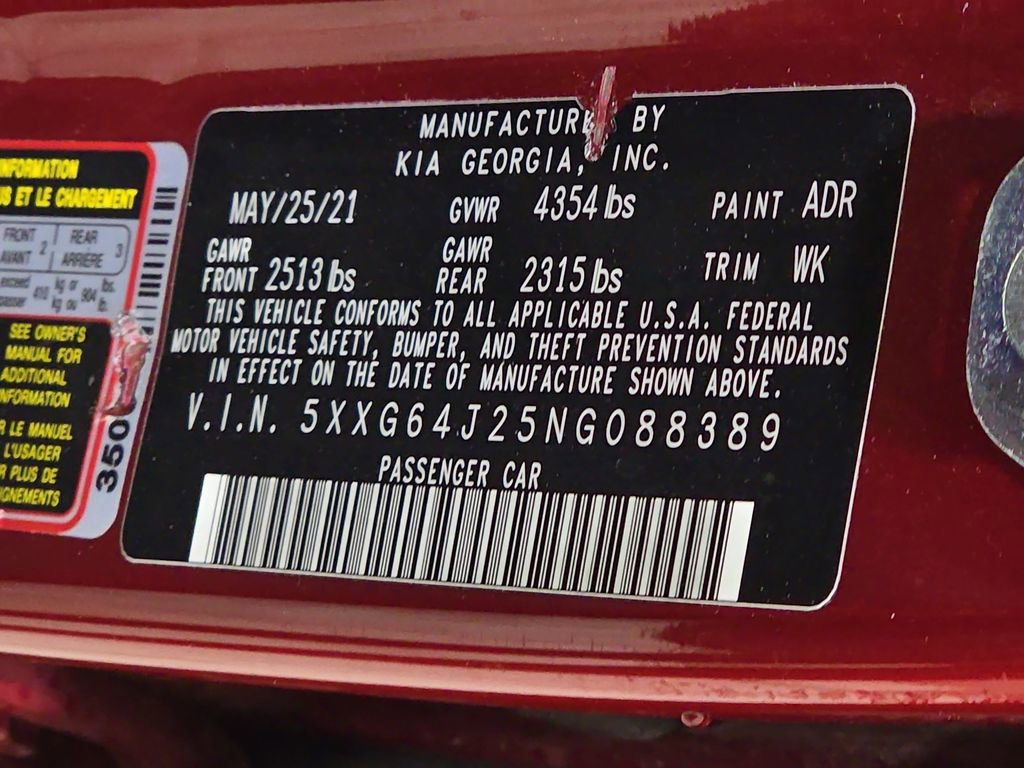 Used 2022 Kia K5 GT-Line w/ GT-Line FWD Premium Package image 35