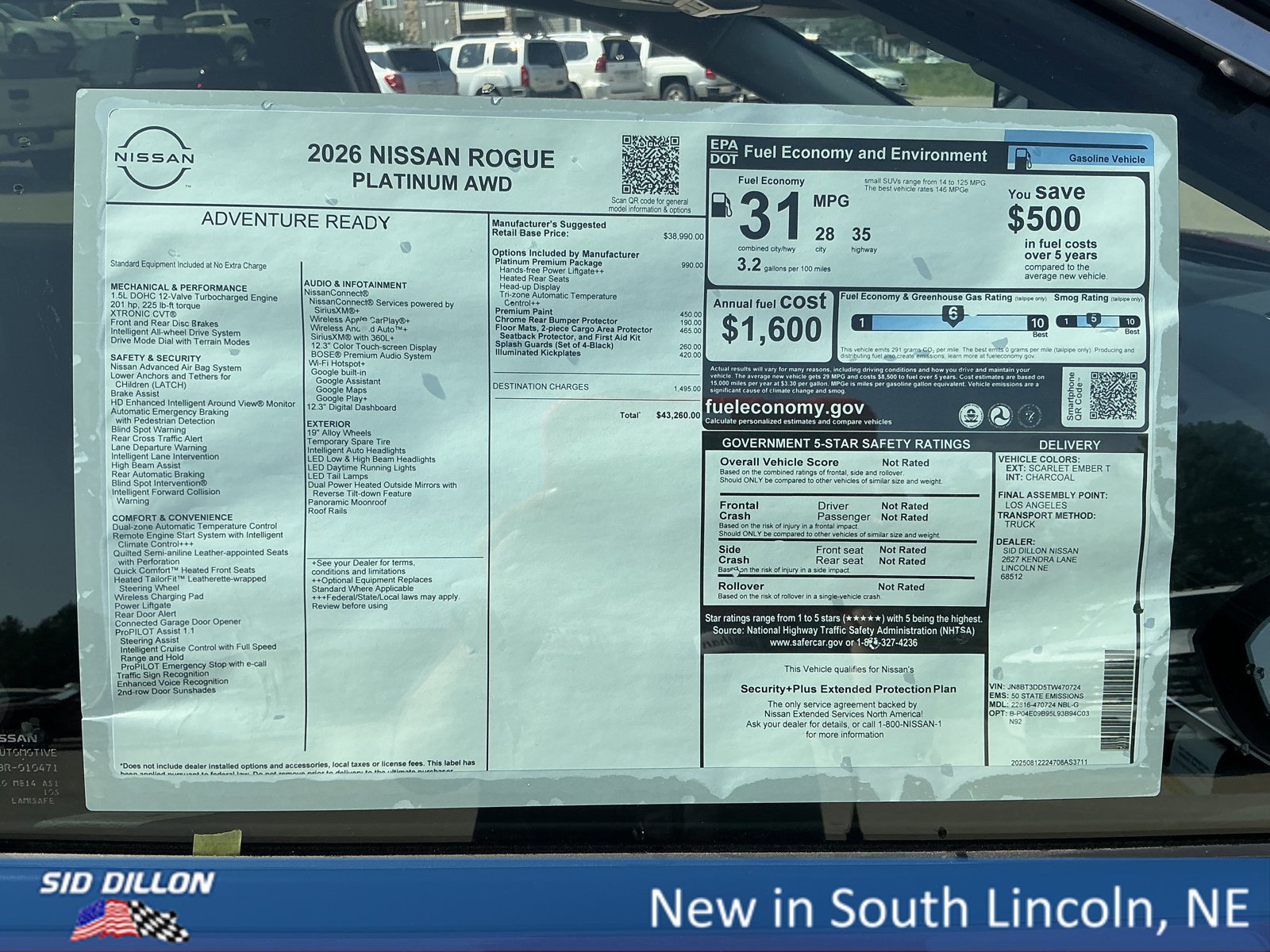 New 2026 Nissan Rogue Platinum w/ Platinum Premium Package image 13