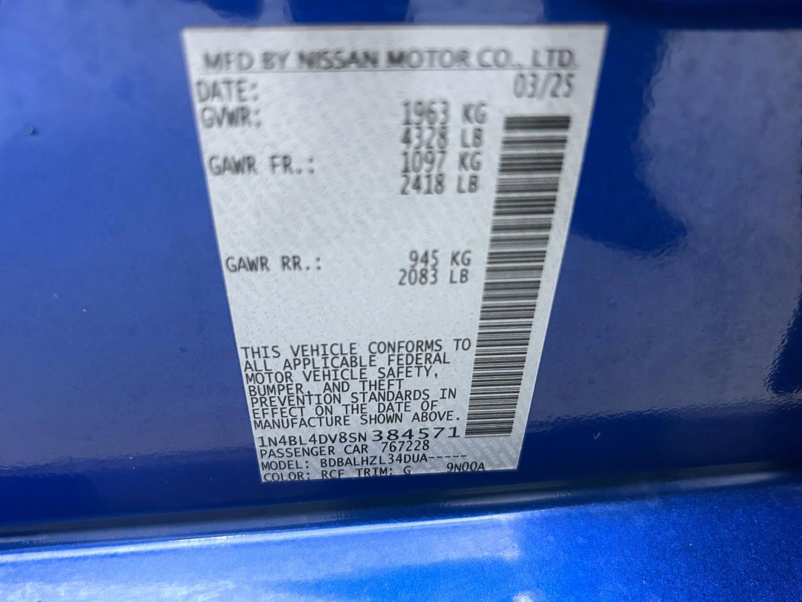 Used 2025 Nissan Altima 2.5 SV FWD image 25